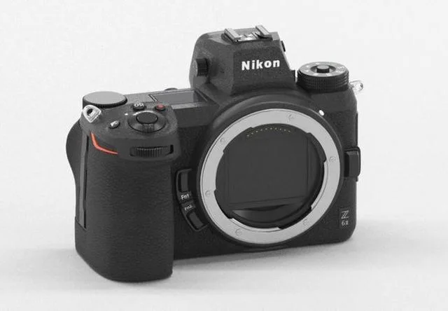 Nikon Mirrorless Camera SLR Z6II Body Black Low-poly (PBR)