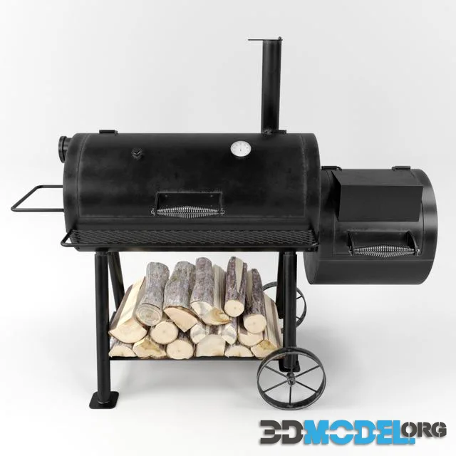 Oklahoma Joes Highland Smoker Reverse