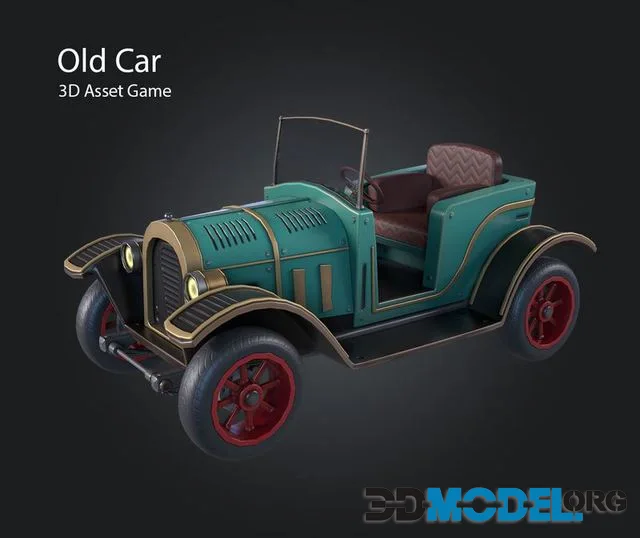 Old Car Low-poly (PBR)