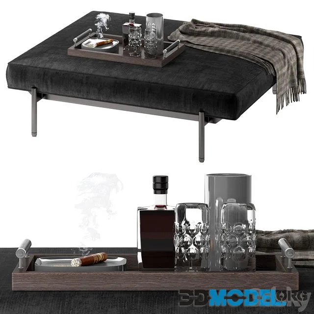 ottoman Minotti Superquadra № 3