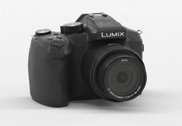 Panasonic Lumix DMC-FZ300EGK Premium Bridge Camera Low-poly (PBR)