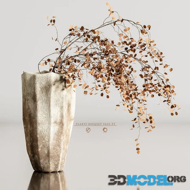 Plants bouquet vase 33