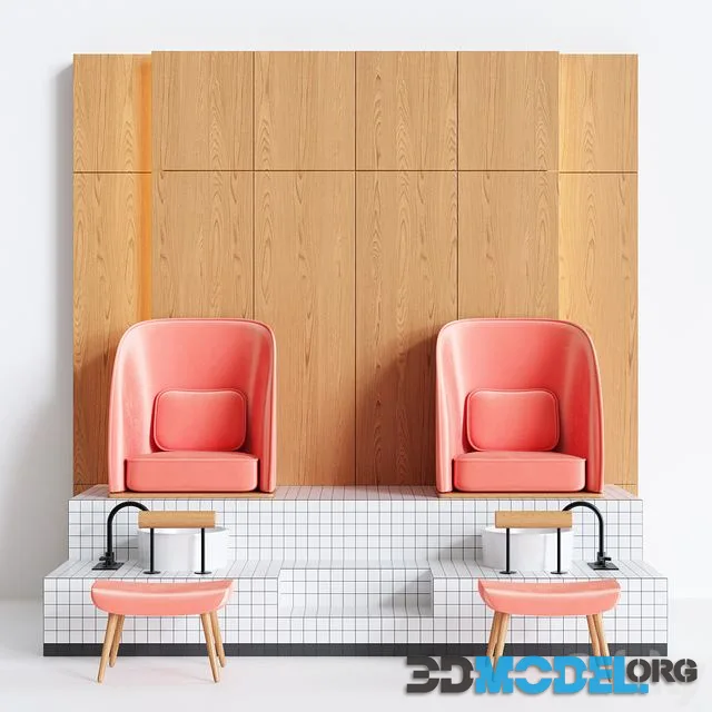 Podium for Pedicure Set # 1
