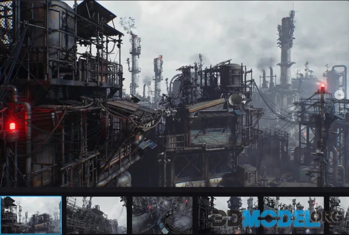 Post Apocalypse Survivor Environment Kitbash set