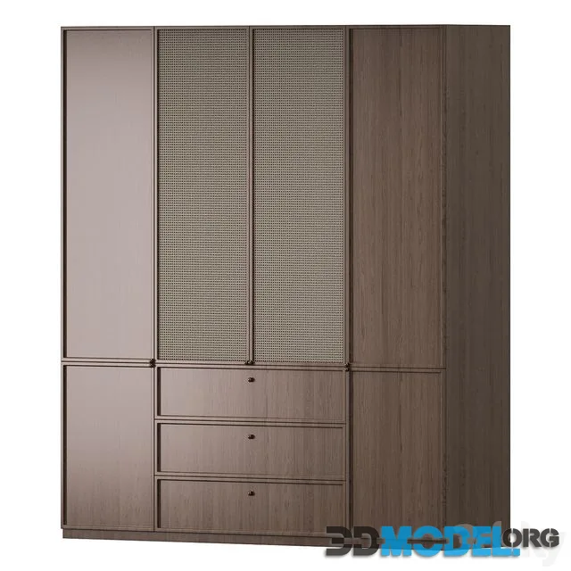 Rattan cabinet2