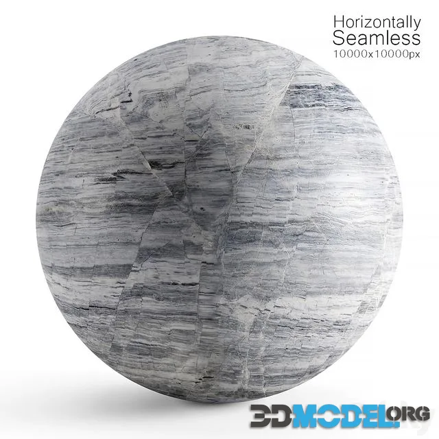 Seamless horizontal gray marble material