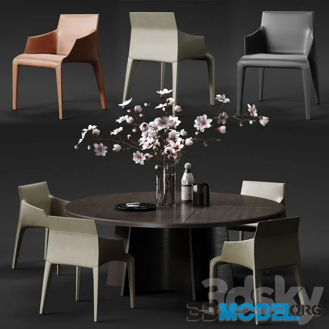 SEATTLE Armchair & KENSINGTON Table