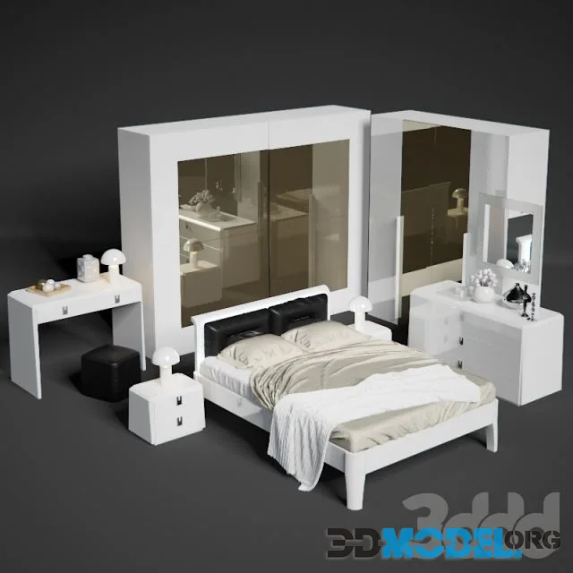 Serenissima bedroom Prisma nero