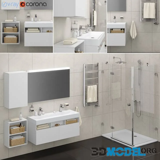 Set for bathroom set 01