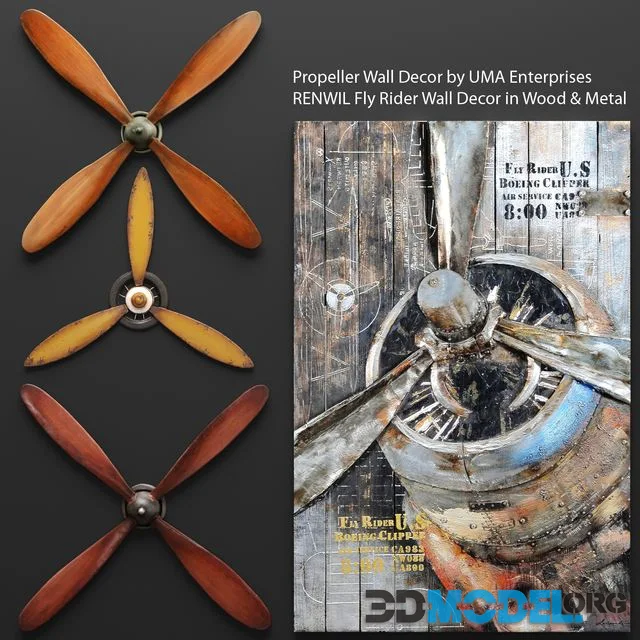 Set propellers from UMA Enterprises and the pictures