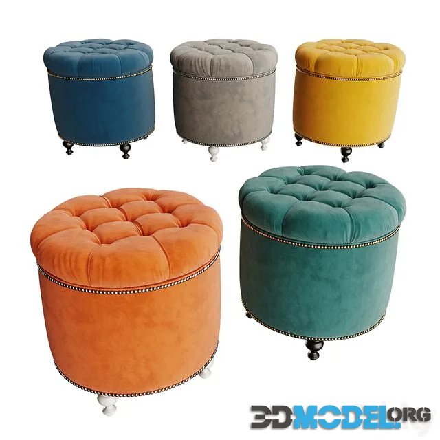 Soft padded stool Grosseto