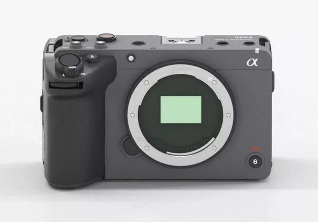 Sony FX30B and SD Card 256GB Low-poly (PBR)
