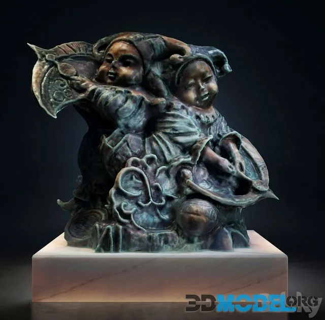 Statuette bronze