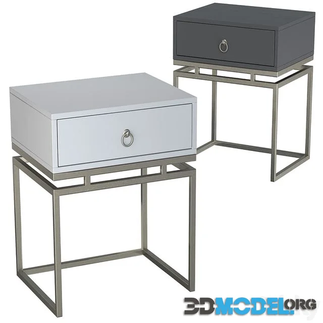 Steelmebel bedside table