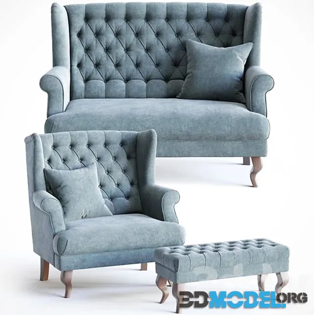 Stockholm, sofa fabric armchair