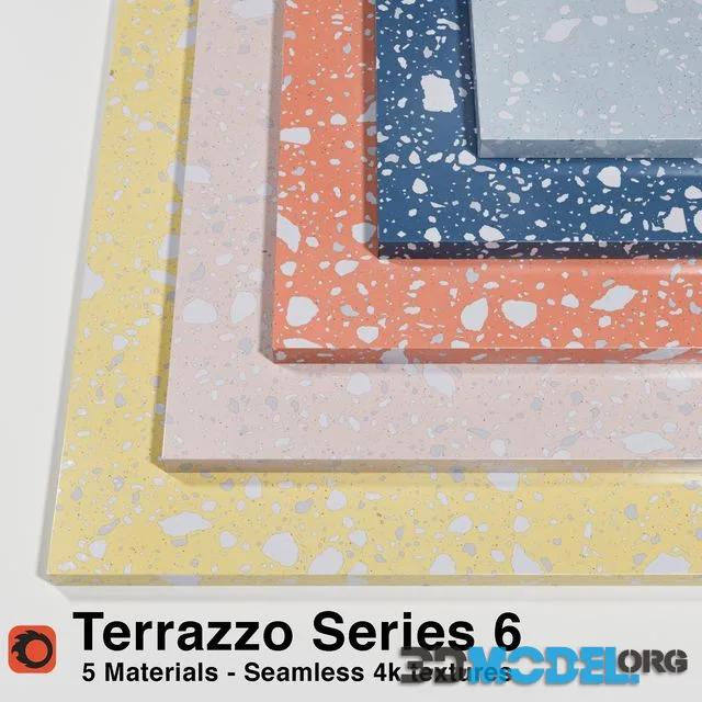 Terrazzo - Series 6 (5 Seamless Materials)