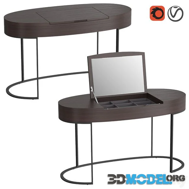TOILET TABLE WITH MIRROR Garda Decor