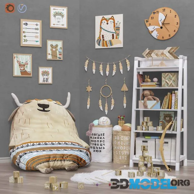 Toys and furniture (2 options) set 29