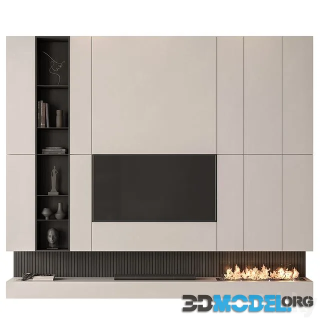 TV Wall White – Set 193