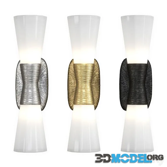 Utopia Small Double Bath Sconce by Kelly Wearstler