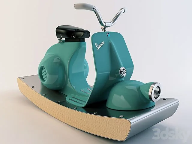 Vespa toy for a modern children's room boy