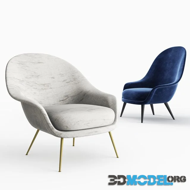 Viaduct Bat Lounge Chair