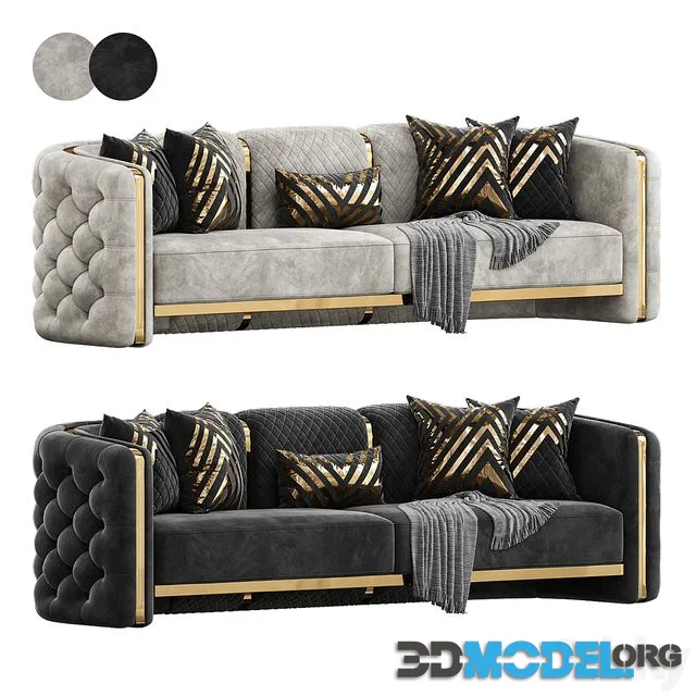 Viktorya Sofa by Evgor Luxury