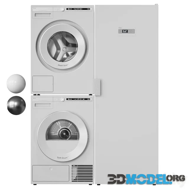 Washing machine, dryer and drying cabinet Asko 02