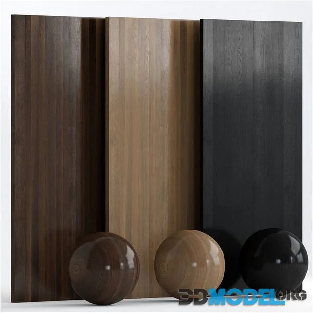 3D Model – Wood 15 with 3 materials