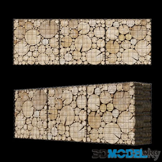 Wooden gabion 6
