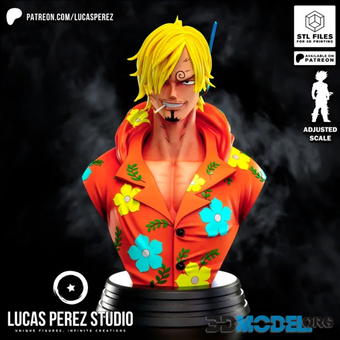 Lucas Perez - Sanji Bust – Printable