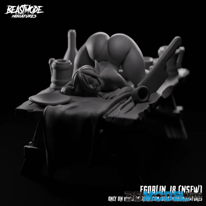 Beastmode Miniatures - Female Goblin 18 – Printable
