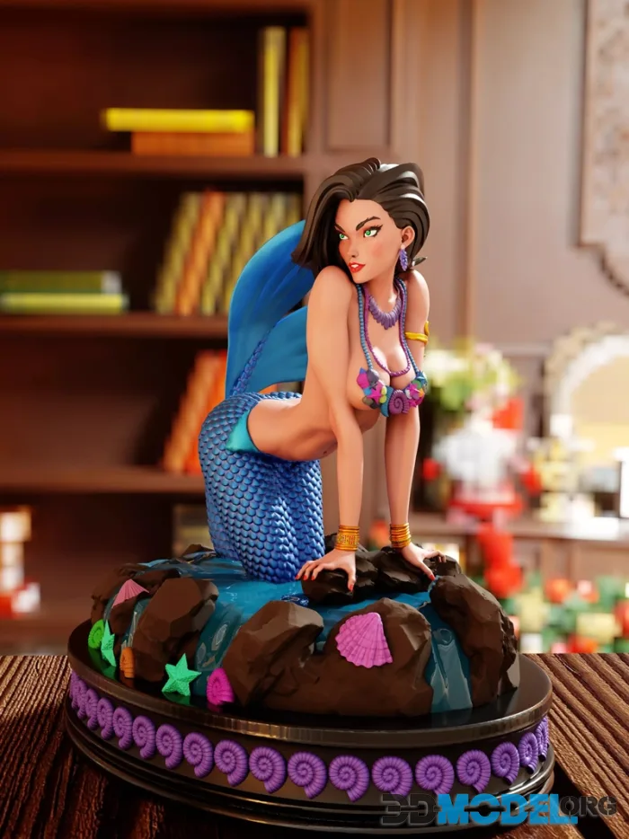 BrunoArt3D - Fanart Little Mermaid Ariel – Printable