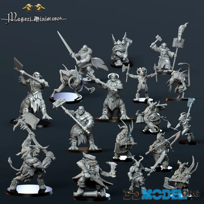 Magori Miniatures August 2025 – Printable