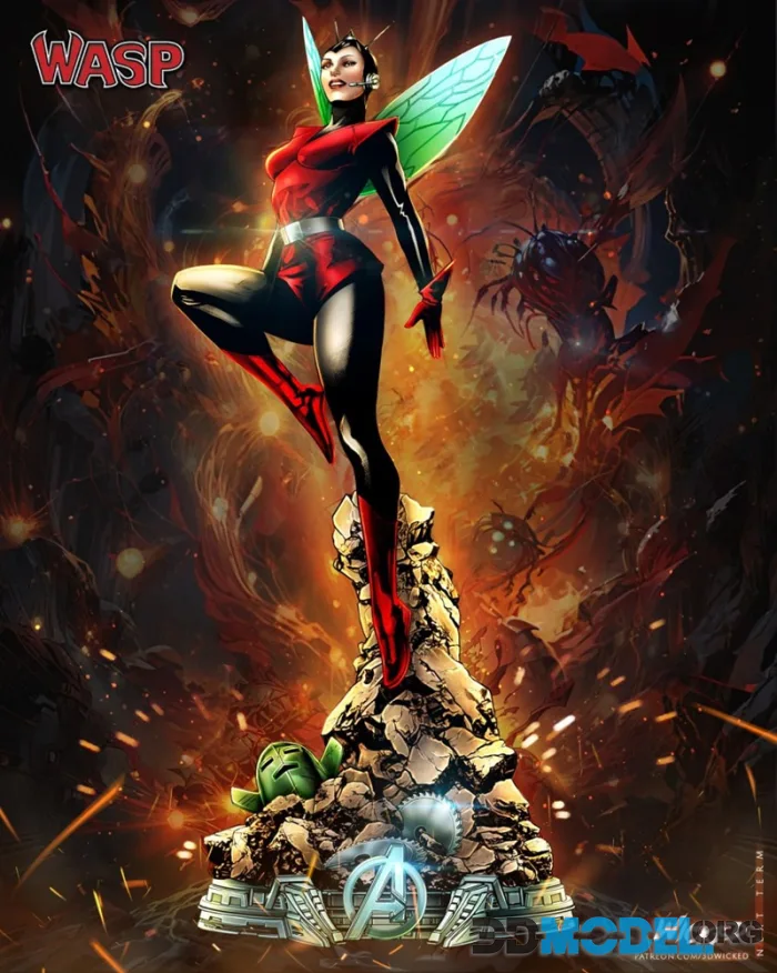 Wicked - The Wasp Sculpture – Printable