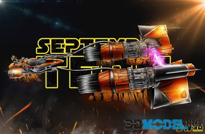 SW3D - Sebulba Podracer – Printable