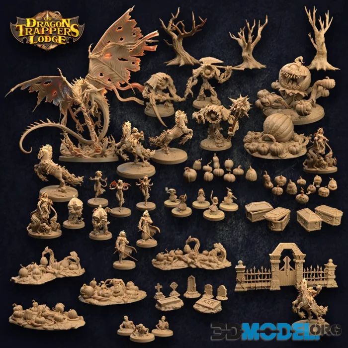 The Dragon Trappers Lodge - Stoican Halloween – Printable