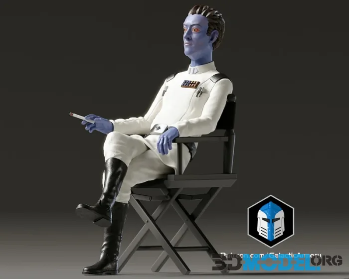 Thrawn Figure - Death Stick Break – Printable