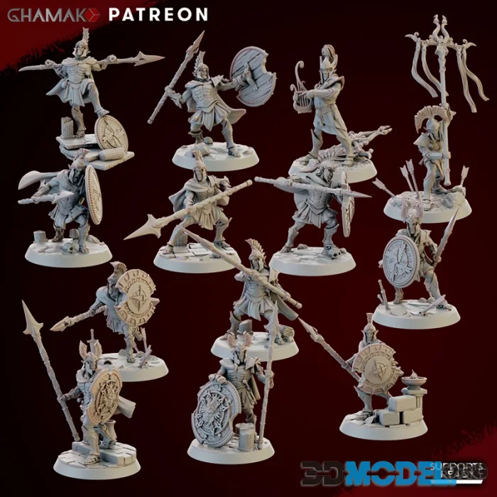 Ghamak - Hoplites of Light – Printable