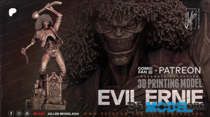 Julles Modelado - Evil Ernie – Printable