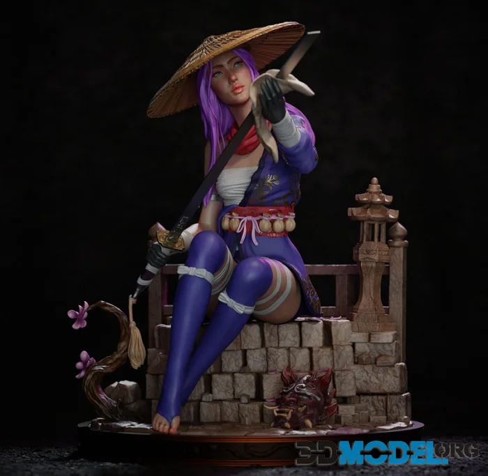 CA 3D Studios - Psylocke – Printable