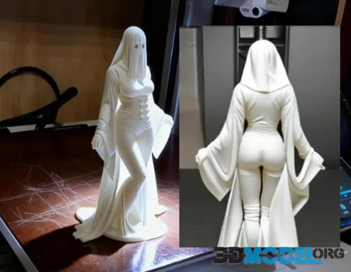 Ghost Girl Detailed – Printable