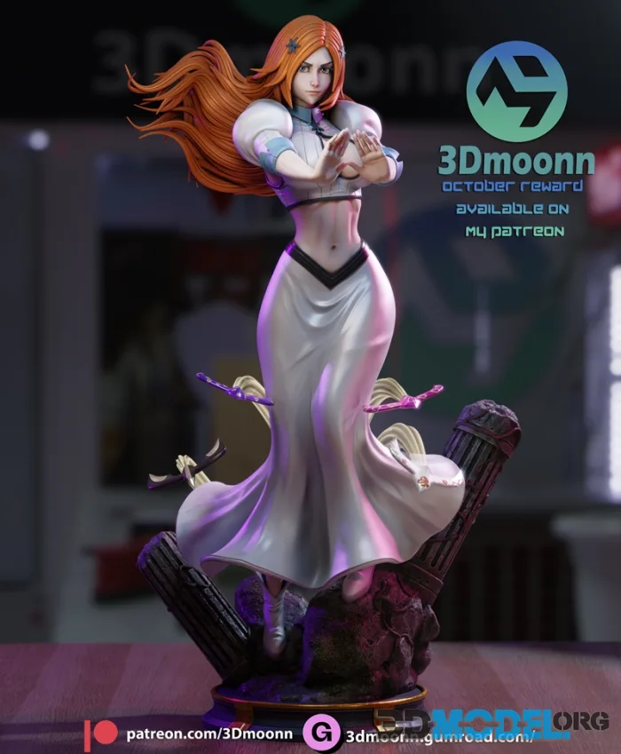 3Dmoonn - Bleach - Orihime – Printable