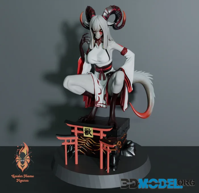 Miko Baphomet - Monster Girl – Printable