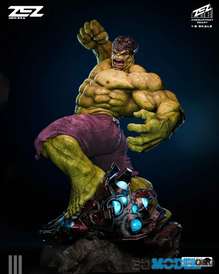 ZEZ Studio - Hulk Statue and Bust – Printable