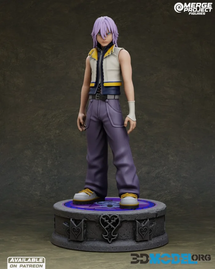 Merge Project Figures - Kingdom Hearts - Riku – Printable