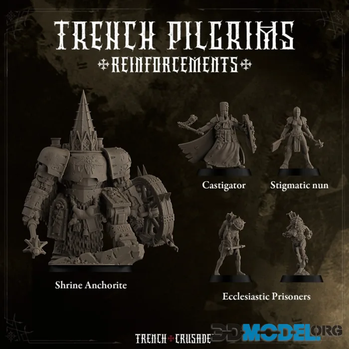 Trench Crusade - Trench Pilgrims Reinforcements – Printable