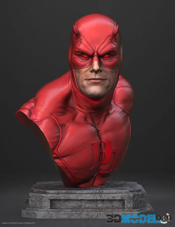 Stayln Quitto - Daredevil Bust – Printable