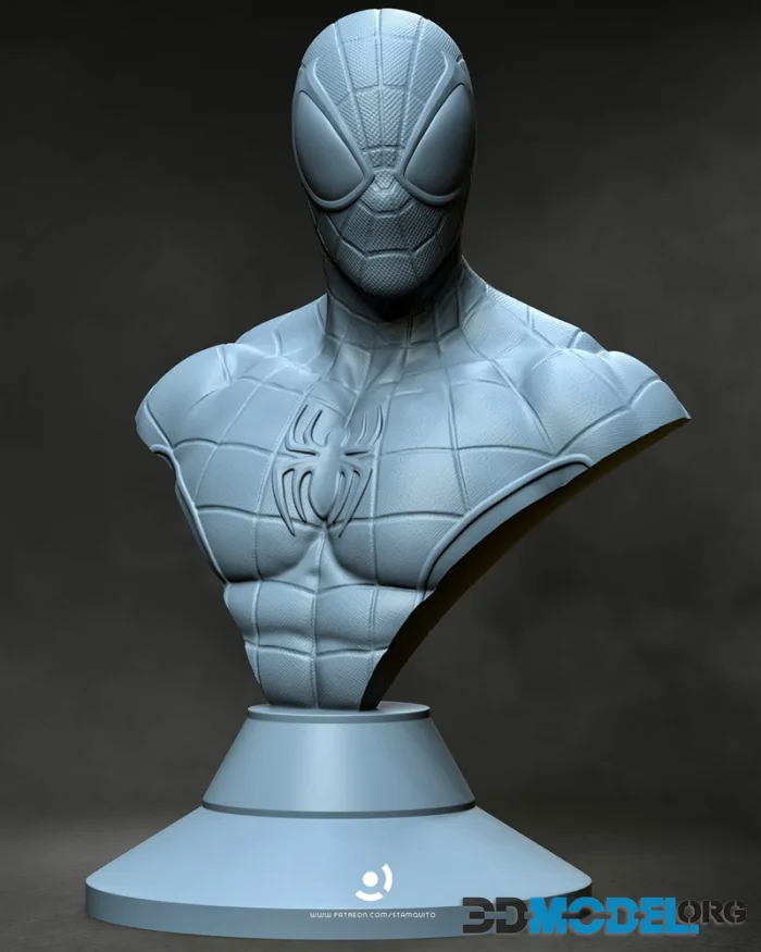 Stalyn Quito - Spiderman Bust – Printable