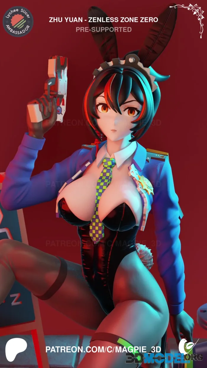 Zhu Yuan - Zenless Zone Zero – Printable